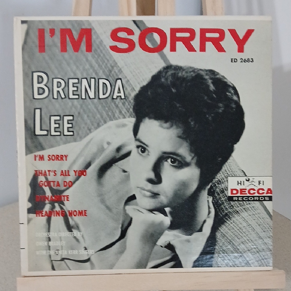Brenda Lee 'I'm Sorry' Vinyl Record 7", 45 RPM, EP